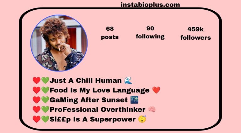 Genz Bio for Instagram