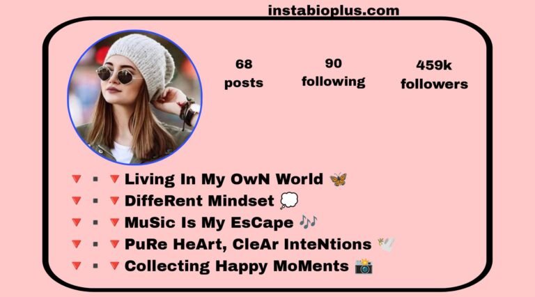 Genz Bio for Instagram