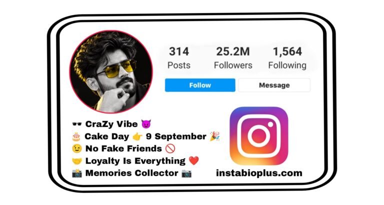 Crazy Bio for Instagram