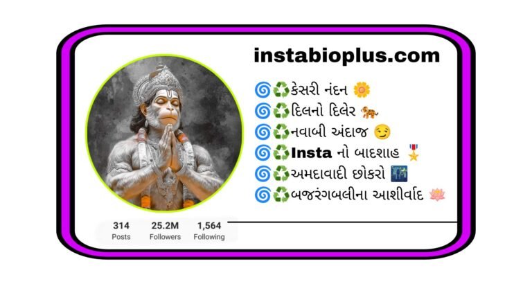 Hanuman Ji Bio For Instagram