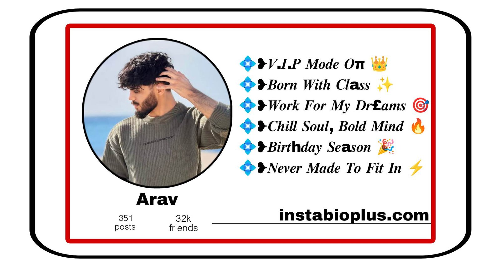 Facebook Bio For Boys