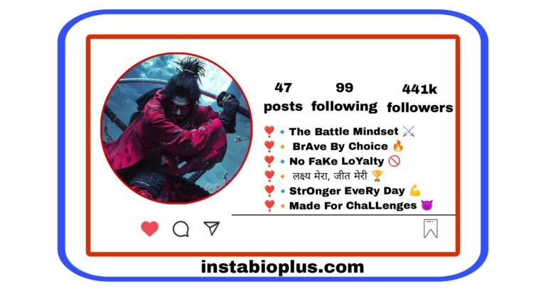 Warrior Bio For Instagram