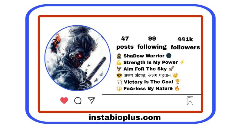 Warrior Bio For Instagram